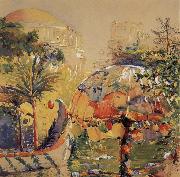 Donna Schuster Panama-Pacific International Exposition,Fine Arts Pavlion oil on canvas